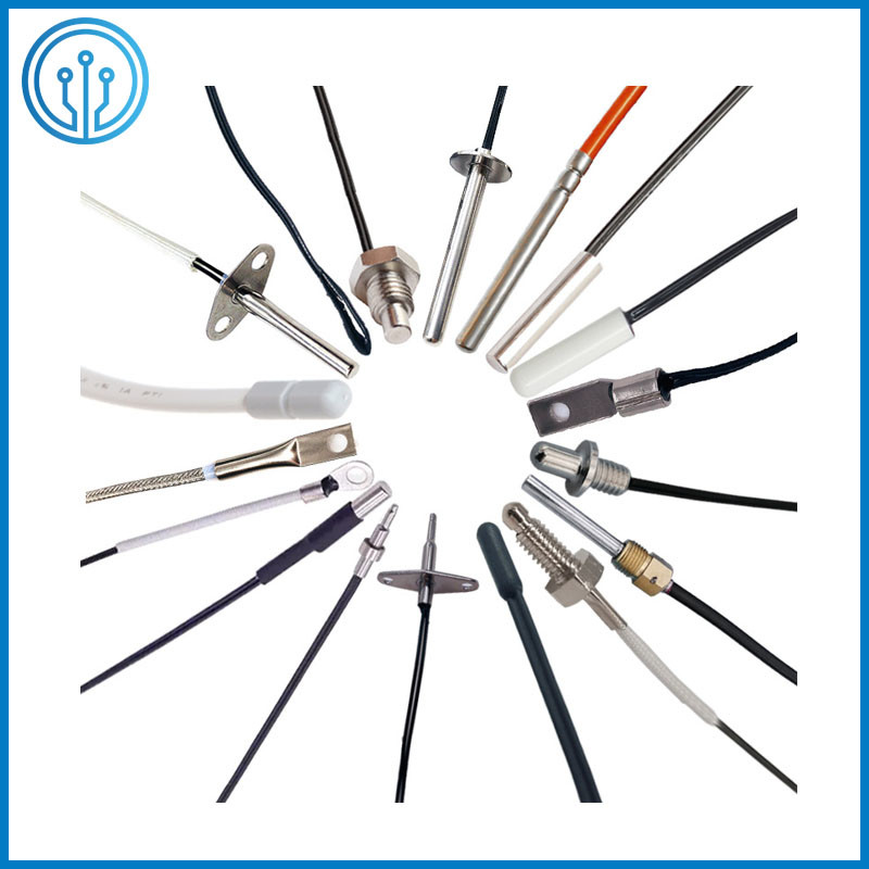 Nickel Plated Copper NTC Temp Sensor 10K 3950 For Vending Machine