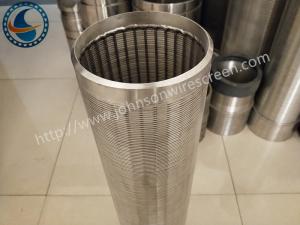 China Professional Johnson Screen Pipe , Rod Based Continuous Slot Screen on sale