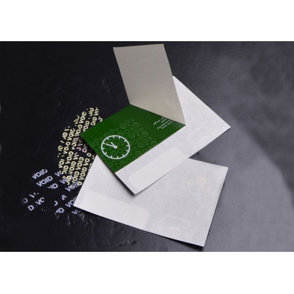 Customized warranty adhesive antifake peef off VOID sticker printing