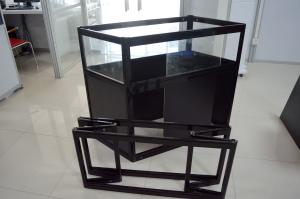 China Short Foldable Aluminum Glass Showcases,Aluminum Jewellery Showcase Counter Display&promotion, on sale