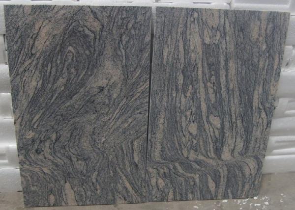 Quality Polished G441 China Light Grey pink Juparana Imperial Sand Wave Granite Tread stone tiles slabs for sale