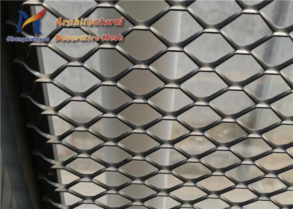 Quality Balustrades Aluminum Expanded Mesh Screen 1.5mm Diamond Pattern for sale
