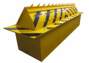 China Customized Size Vehicle security road blocker , 70T car park blockers on sale