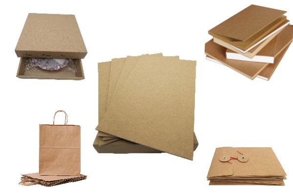 Rigid and Strong Kraft Paper With Laminated Grey Paperboard Sheets