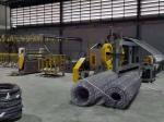 100x120mm Hexagonal Wire Netting Machine / Galvanized Gabion Making Machine
