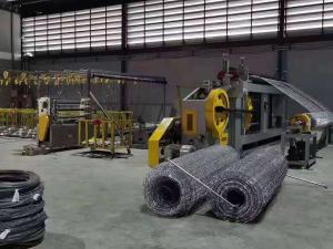 100x120mm Hexagonal Wire Netting Machine / Galvanized Gabion Making Machine