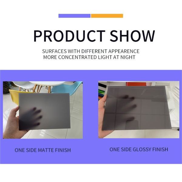 Fire Resistance Day Night Acrylic Sheet Impact Resistant