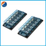 BANL-B6 In-Line 6 Way Position Circuit Fuse Holder Clear Plastic Case Power