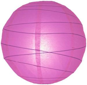 Plain Colors Hanging Paper Lanterns 12 - 16 Pink Paper Lanterns