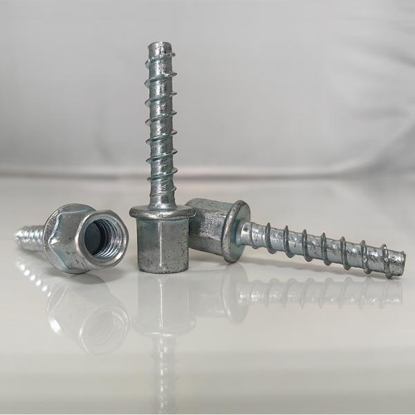 Quality Zinc Finish M10 Self Tapping Concrete Anchor Bolts For Inner Hanger And Concrete Block for sale