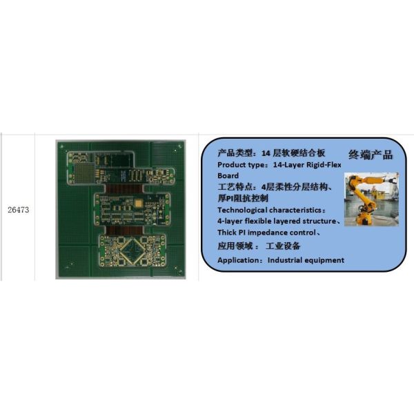 Multi Layer Flexible Rigid Printed Circuit Board Immersion Gold