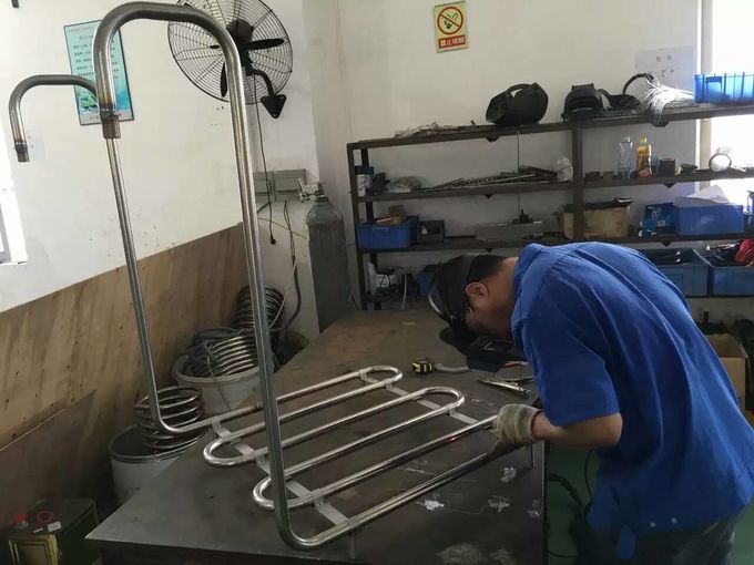 Z-Shaped Over The Side Small Tube Stainless Steel Heater For Water Heating 16
