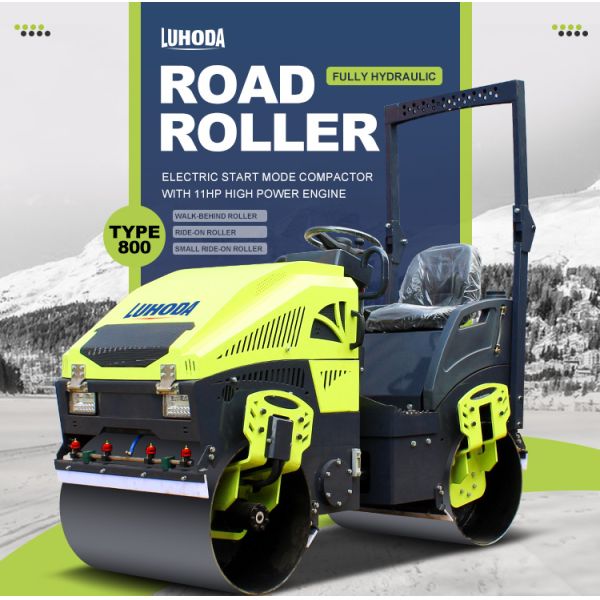 Small Vibratory Road Roller with Hydraulic Features Mini Road Roller Compactors Machine