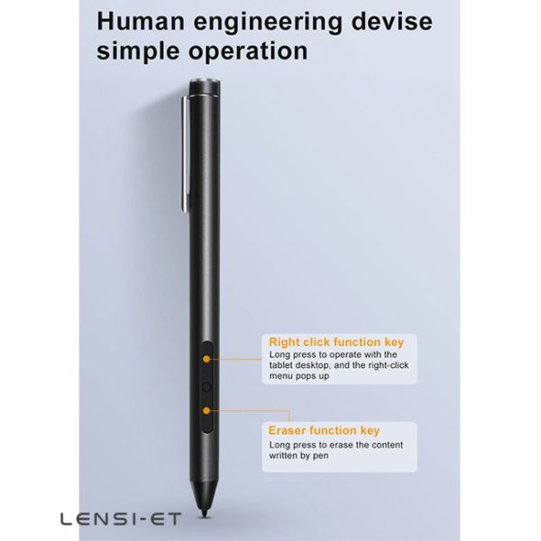 Active Surface Tablet Stylus Pencil Aluminum Alloy Metal Stylus Pen Palm Rejection