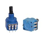 WH116AK Series Dimmer Dual Control Potentiometer B500K 5-pin With Rotary Switch