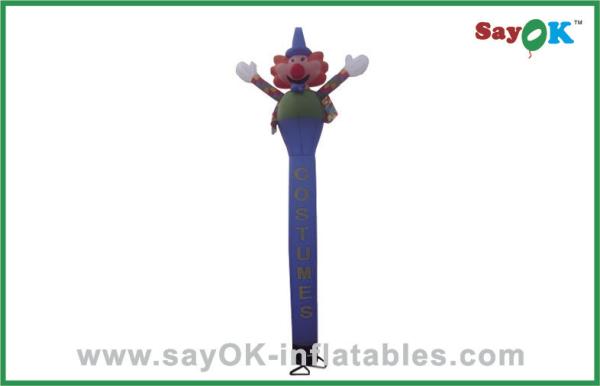 Quality Inflatable Tall Man Single Leg Clown Type Inflatable Air Dancer , Blow Up Dancing Man for sale