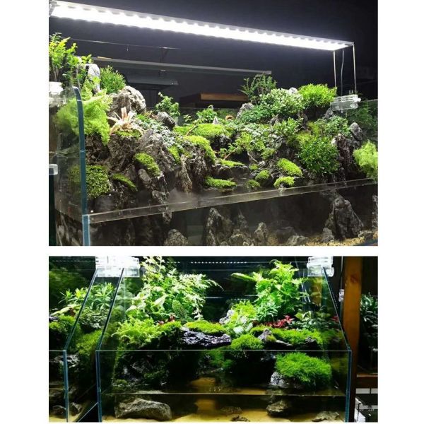IP68 Water Grass Led Lights Fish Tank Algae Plant Aluminum Alloy High Bracket Adjustable
