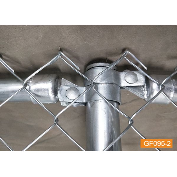 Cyclone 6Ft Metal Chain Link Fencing PVC Coated Green