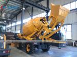 2.5cbm 2.5m3 Mobile Self Loading Concrete Mixer With 240 Degree Rotation