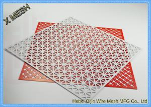 Architectural Facades Honeycomb Perforated Sheet Metal Stainless Steel Material