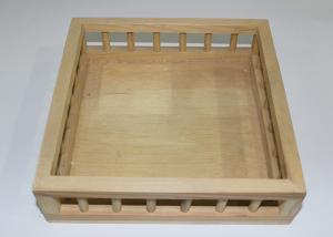 Pine Material Custom Wood Serving Tray Set Square Shape Unique Design