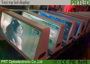 Buy cheap 3G Wifi P5 Full Color Taxi LED Screen Light Weight For Moving Advertising product