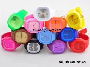 China Band new Cheap Stylish Jelly Silicone Watch with wholesale price on sale
