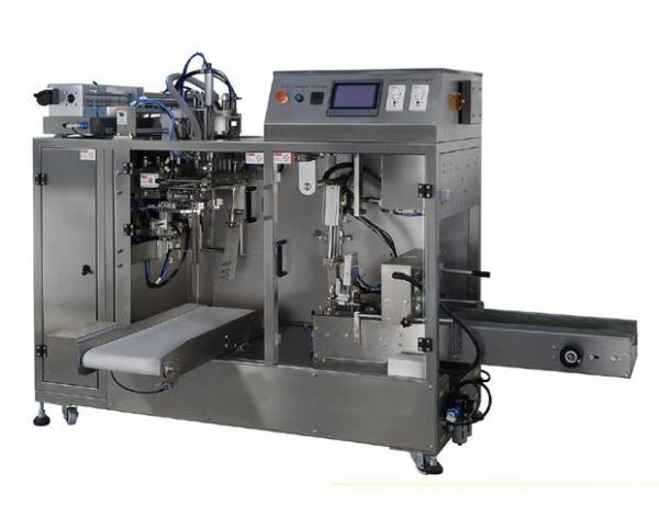 Powder Granule Premade Pouch Fill And Seal Machine , Horizontal Doypack