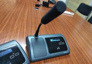 Buy cheap Portable Desktop Conference Microphone Delegate Unit / Audio Conference System product