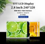 Polcd ILI9341V 2.8 Tft Lcd Display 240X320 TFT LCD Module 180 Um