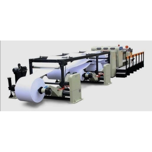 Automatic Paper Reel Sheeter, Automatic Paper Roll to Sheet Cutter, stacker as option