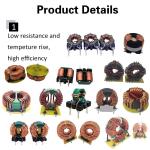 fixed lead inductor power inductor axial conformal coated color code inductors