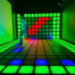 Jumping Grid Game Super Grid Led Dance Floor Tile For Entertainment