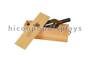 Buy cheap Single Wood Wine Display Case For Wine Store , Wine Display Box product