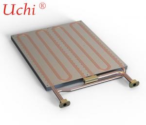 Buy cheap Epoxy Bonding Process Thermal Cooling Plate , Copper Tube Liquid Cold Plate product