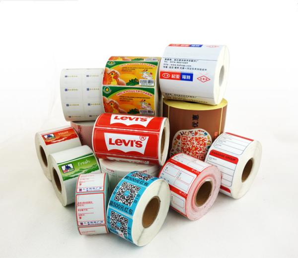 Quality Supermarket Retail Shelf Labels CMYK Blank Price Stickers for sale