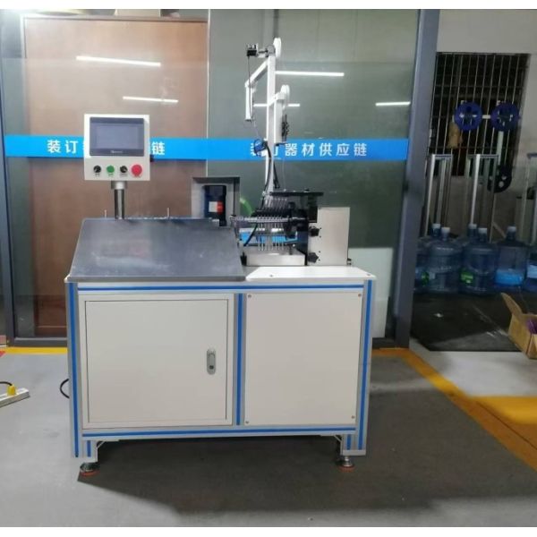 Single Metal Spiral Coil Forming And Cutting Machine Air Pressure 1.5 KW Customer Provided