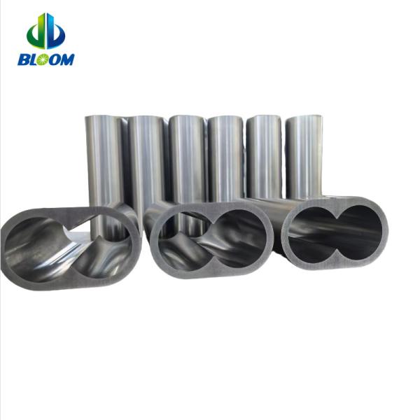 Quality Parallel Co Rotating Twin Screw Plastic Extruder Cobalt Nickel Alloy Barrel Liner For PEEK for sale