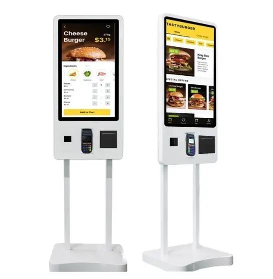 Quality Kiosk Software Floor Standing Self Food Ordering Machine Touch Screen Kiosk for sale