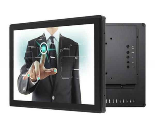 Quality Industrial Integrated 19 Inch IP65 Waterproof USB Interface Capacitive Touchscreen Monitor Open Frame With Metal Casing for sale