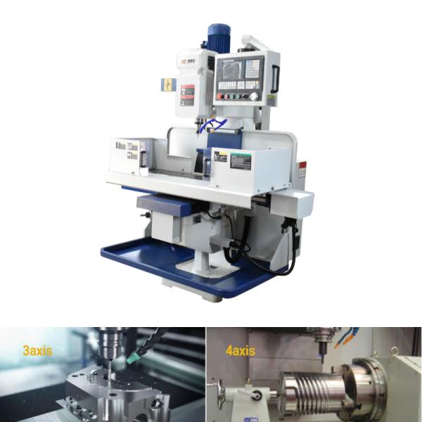 Quality X Y Z Axis CNC VMC Machine 0.025/300mm Positioning Accuracy For Metal Parts for sale