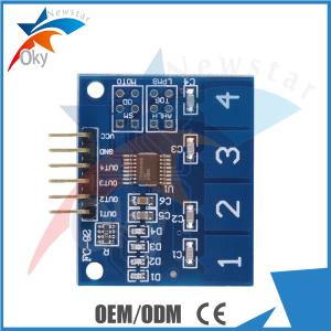 China 4- Channel Digital Touch Sensor Module Capacitive Touch Switch Button on sale
