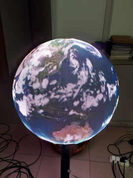 Quality OEM customized LED pantallas P1.9 globe sphere ball display 0.5m diameter private individual module for sale