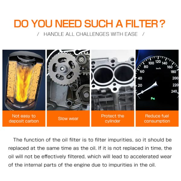 VW Car Fitment MASUMA Spin-on Oil Filter 068115561F 078115561J 078115561D for AUDI A4 A6