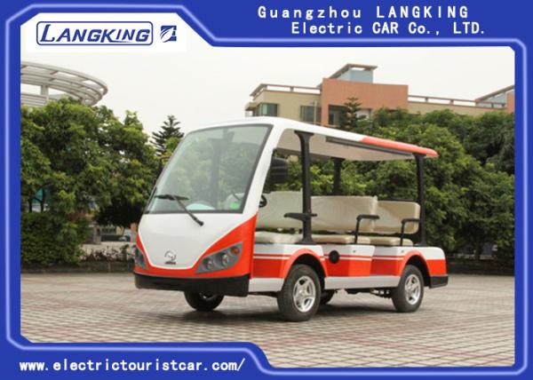 Quality Multiple Purpose 8 Seater Electric Shuttle Bus Light Weight Superior Cruising Ability for sale