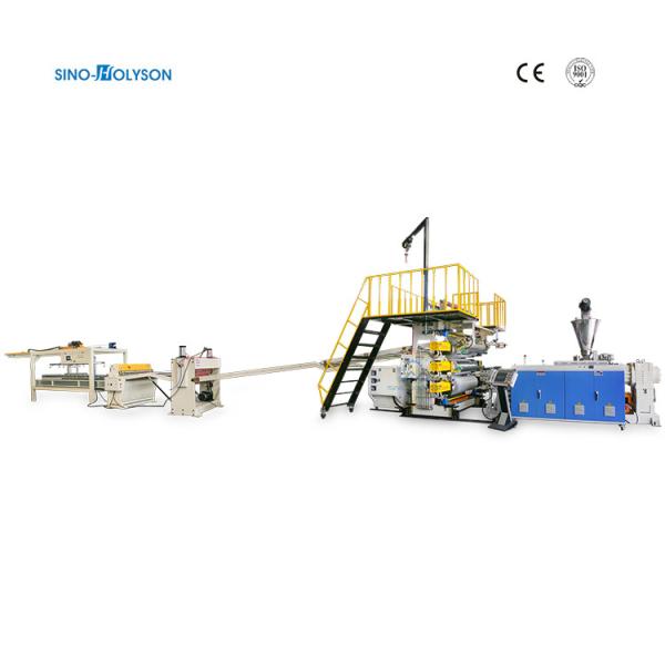 3-8mm PVC Artificial Marble Sheet Machine Production Line With ABB Inverter Gear