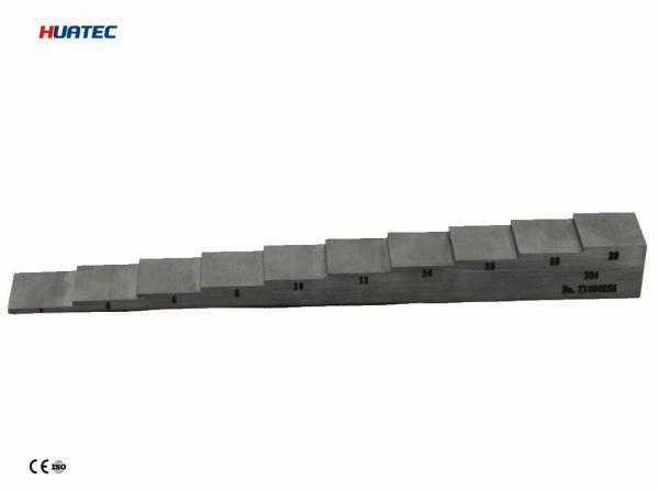 90° Curved 5 - Step NDT Calibration Blocks Pipe Thikness Test Block Calibration