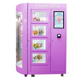 China Smart Cooling Automatic Flower Vending Machine 120V With Large Capacity on sale