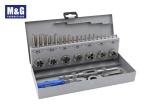 DIN 352 and DIN 223 HSS 32 Pcs Taps and Dies set including M3-M12 taps and Dies