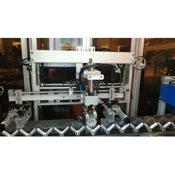 Wine Glass Bottle Automatic Screen Printing Machine And Hot Stamping Machine